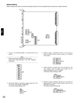 Предварительный просмотр 24 страницы Panasonic WJSX550B - MATRIX SWITCHER Operating Instructions Manual