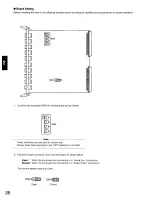 Preview for 26 page of Panasonic WJSX550B - MATRIX SWITCHER Operating Instructions Manual