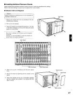 Preview for 47 page of Panasonic WJSX550B - MATRIX SWITCHER Operating Instructions Manual