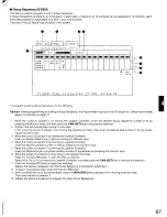 Предварительный просмотр 67 страницы Panasonic WJSX550B - MATRIX SWITCHER Operating Instructions Manual