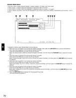 Предварительный просмотр 72 страницы Panasonic WJSX550B - MATRIX SWITCHER Operating Instructions Manual