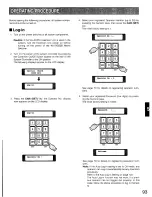 Предварительный просмотр 93 страницы Panasonic WJSX550B - MATRIX SWITCHER Operating Instructions Manual