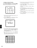 Предварительный просмотр 116 страницы Panasonic WJSX550C - MATRIX SWITCHER Operating Instructions Manual