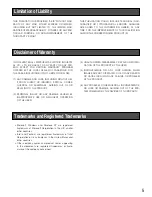 Preview for 5 page of Panasonic WJSX650 - SWITCHER Operating Instructions Manual