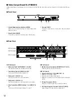 Preview for 12 page of Panasonic WJSX650 - SWITCHER Operating Instructions Manual