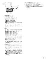 Preview for 15 page of Panasonic WJSX650 - SWITCHER Operating Instructions Manual