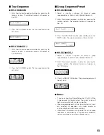 Preview for 65 page of Panasonic WJSX650 - SWITCHER Operating Instructions Manual