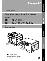 Panasonic WORKIO DP-130 Operating Instructions Manual preview