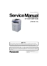 Panasonic Workio DP-1520P Service Manual preview