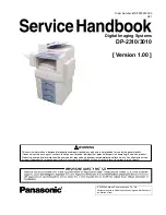 Panasonic Workio DP-2310 Service Handbook предпросмотр