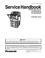 Panasonic Workio DP-3010 Service Handbook предпросмотр