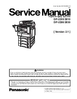 Предварительный просмотр 1 страницы Panasonic Workio DP-3030 Service Manual