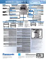 Предварительный просмотр 2 страницы Panasonic Workio DP-3030 Specifications