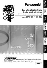 Panasonic WORKiO DP-8020P Operating Instructions Manual preview