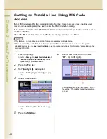 Предварительный просмотр 44 страницы Panasonic Workio DP-C262 Facsimile Manual