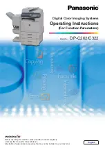 Предварительный просмотр 1 страницы Panasonic Workio DP-C262 Function Manual