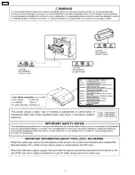 Preview for 2 page of Panasonic Workio DP-CL18 Service Manual