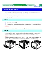 Preview for 7 page of Panasonic WORKIO DP-CL21 Maintenance And Specifications