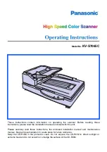 Panasonic Workio KV-S7065C Operating Instructions Manual preview