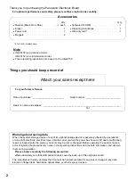 Preview for 2 page of Panasonic WORKIO UB-2315C Operating Instructions Manual