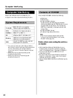 Preview for 22 page of Panasonic WORKIO UB-2315C Operating Instructions Manual