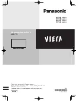 Panasonic WT50K series Operating Instructions Manual preview