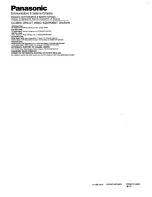 Preview for 6 page of Panasonic WV-7130D Operating Instructions Manual