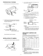 Предварительный просмотр 5 страницы Panasonic WV-7140 Operating Instructions Manual