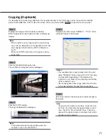 Preview for 71 page of Panasonic WV-AS65 Operating Instructions Manual