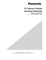 Preview for 1 page of Panasonic WV-AS710 Operating Instructions Manual