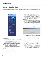 Preview for 14 page of Panasonic WV-AS710 Operating Instructions Manual