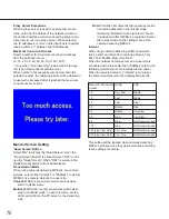 Preview for 75 page of Panasonic WV-AS710 Operating Instructions Manual