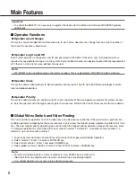 Preview for 8 page of Panasonic WV-ASC970 Operating Instructions Manual