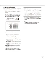 Preview for 51 page of Panasonic WV-ASC970 Operating Instructions Manual