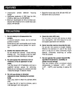 Preview for 2 page of Panasonic WV-BF320 Operating Instructions Manual