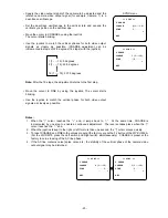 Preview for 26 page of Panasonic WV-BS500 Operating Instructions Manual