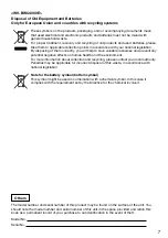 Предварительный просмотр 7 страницы Panasonic WV-BWC4000 Important Information Manual