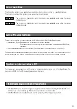 Preview for 9 page of Panasonic WV-BWC4000 Important Information Manual