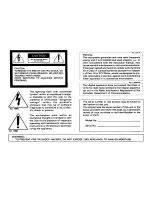 Preview for 2 page of Panasonic WV-CB700A Operating Instructions Manual