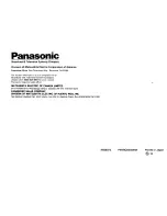 Preview for 16 page of Panasonic WV-CB700A Operating Instructions Manual