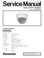 Panasonic WV-CF102 Service Manual preview