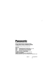 Preview for 12 page of Panasonic WV-CF20 Operating Instructions Manual