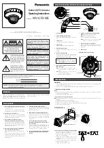 Panasonic WV-CF212E Series Operating Instructions предпросмотр