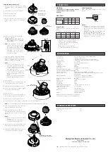 Preview for 2 page of Panasonic WV-CF212E Series Operating Instructions