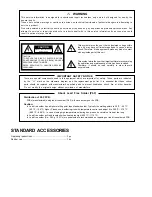 Preview for 2 page of Panasonic WV-CF224 Service Manual