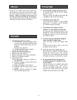 Предварительный просмотр 4 страницы Panasonic WV-CF250 Operating Instructions Manual