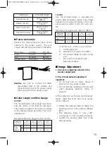 Preview for 13 page of Panasonic WV-CF284 Series Operating Instructions Manual