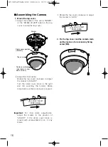 Предварительный просмотр 16 страницы Panasonic WV-CF284 Series Operating Instructions Manual