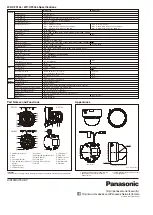 Preview for 2 page of Panasonic WV-CF300L Series Specification