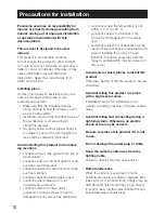 Предварительный просмотр 10 страницы Panasonic WV-CF304LE Installation Manual